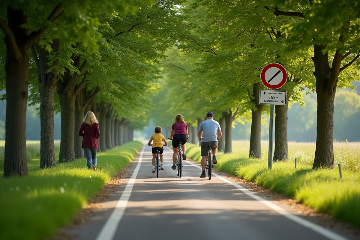 cyclistes autorisés