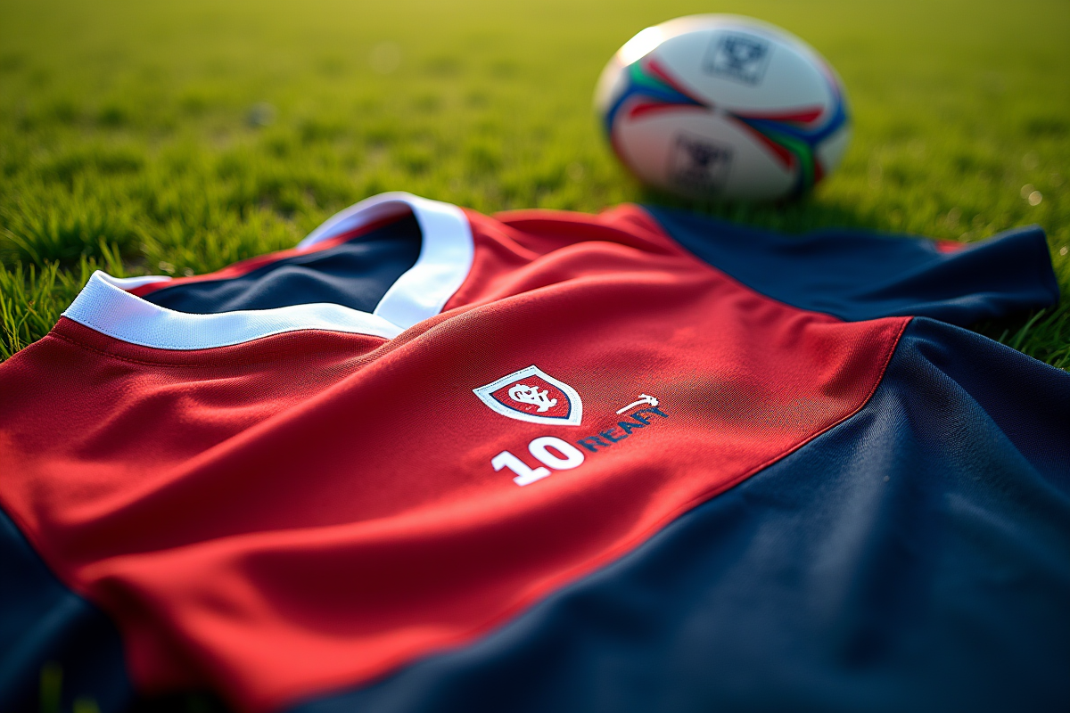 Maillot de rugby sevens France sur l